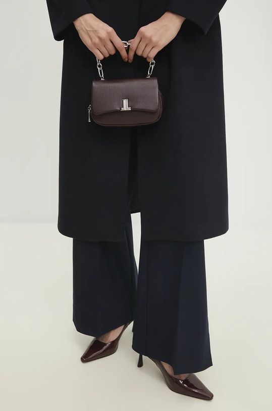 Answear.LAB gyapjúkabát WA23..KPD013 sötétkék