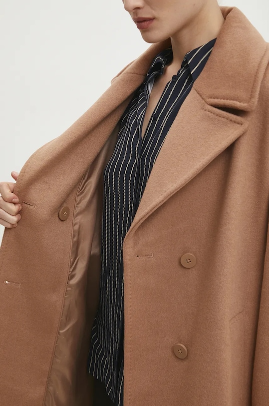 Vlnený kabát Answear.LAB WA23..KPD016