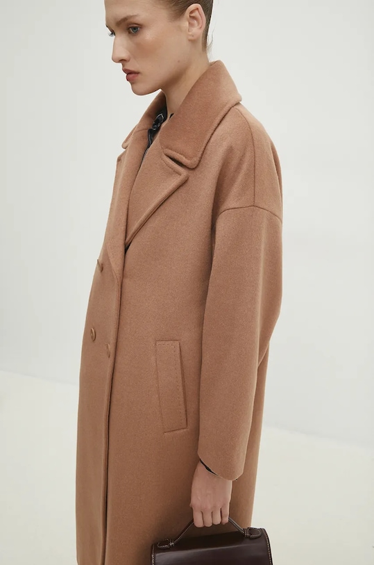 Vlnený kabát Answear.LAB WA23..KPD016