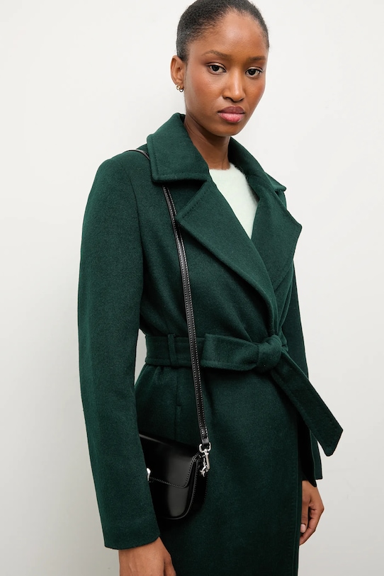 Answear Lab płaszcz wełniany zielony WA23.KPD028..