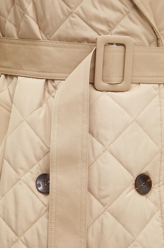 Answear.LAB płaszcz WA24.KPD050 beżowy