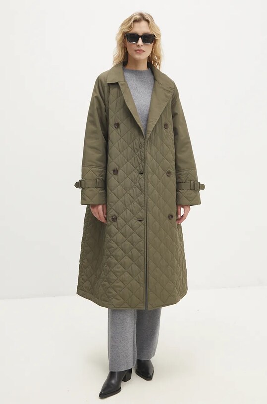 Пальто Answear.LAB зелёный WA24.KPD051