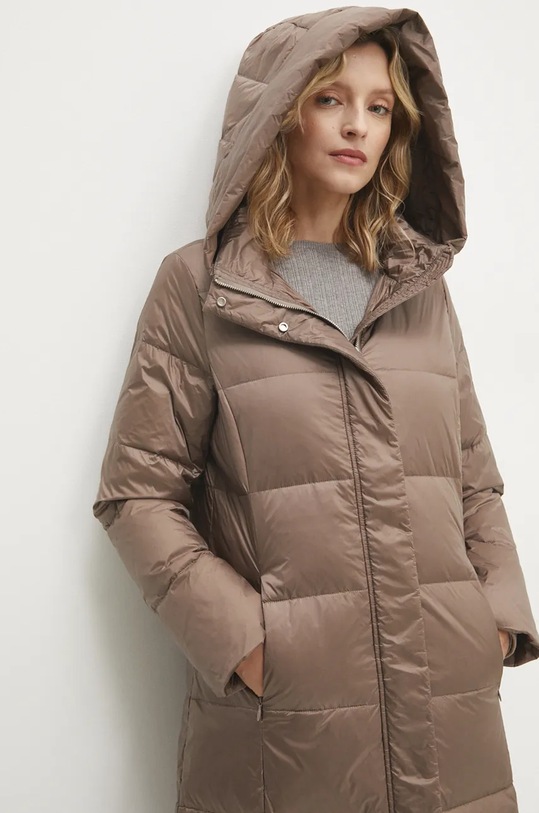 Answear.LAB kurtka puchowa beżowy WA23.KUD022