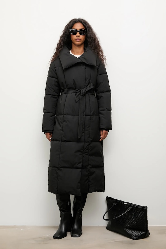 Bunda Answear.LAB zateplené čierna WA24.KUD018