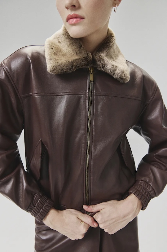 Шкіряна куртка Answear.LAB WA24.KUD101