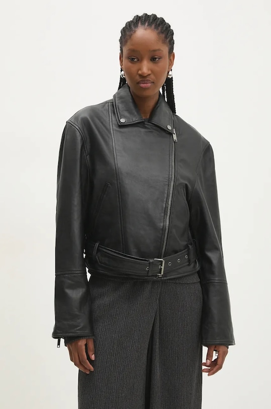 Кожаная куртка Answear.LAB чёрный WA24.KUD103