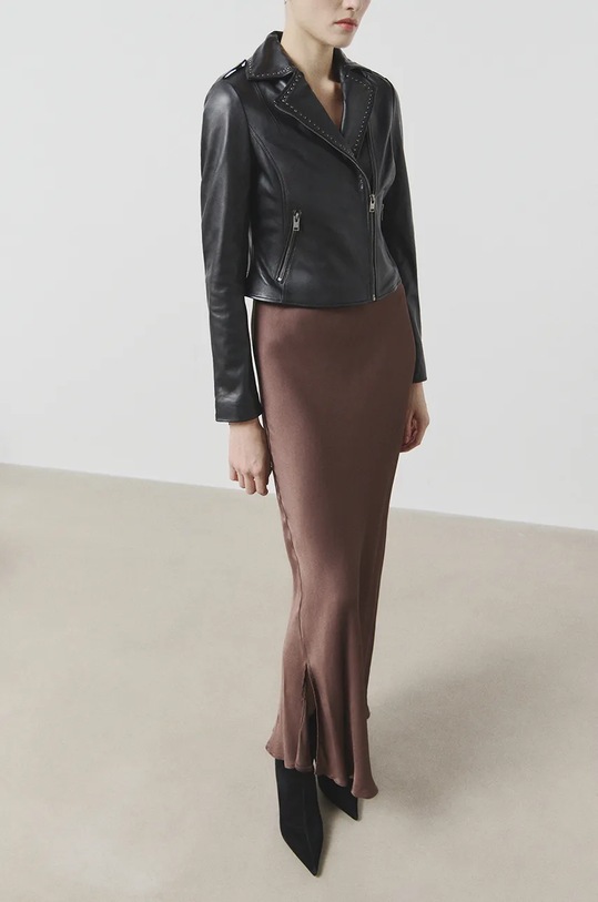 Кожаная куртка Answear.LAB WA24.KUD105 чёрный