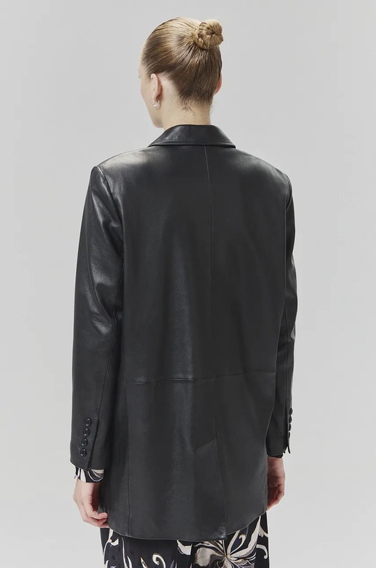 Odzież Answear Lab marynarka skórzana WA24.KZD004 czarny