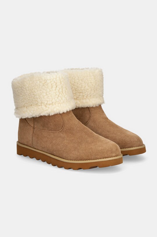 Замшевые сапоги Answear.LAB AW23.9.cd бежевый WA24