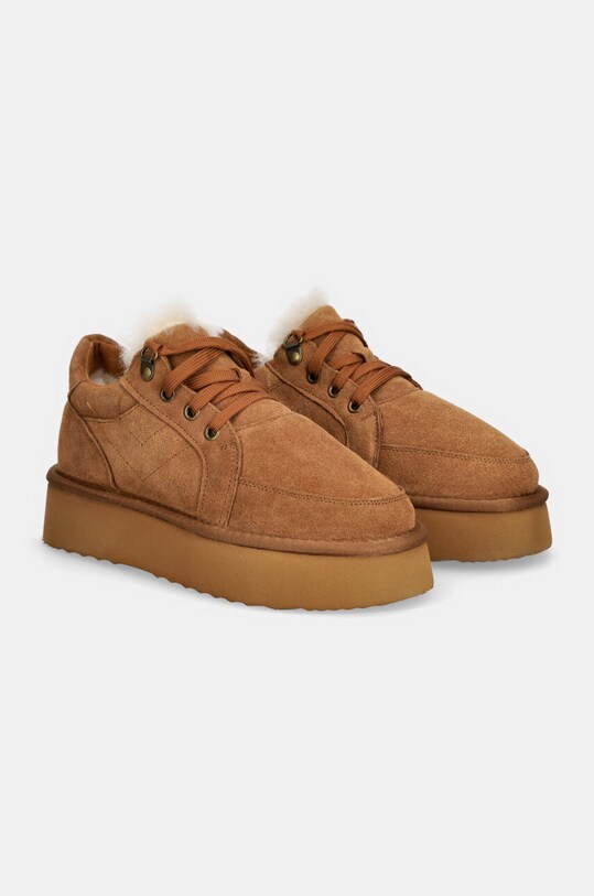 Answear Lab cizme de zapada din piele intoarsa AW24.2.cd maro WA24