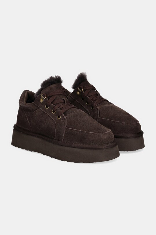 Answear Lab cizme de zapada din piele intoarsa AW24.2.cd maro WA24