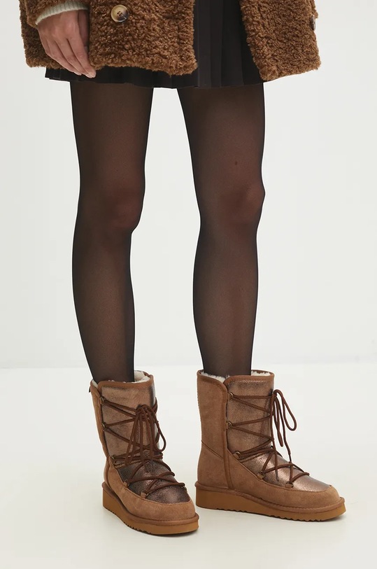 Answear Lab cizme de iarna izolat maro AW24.6.cd