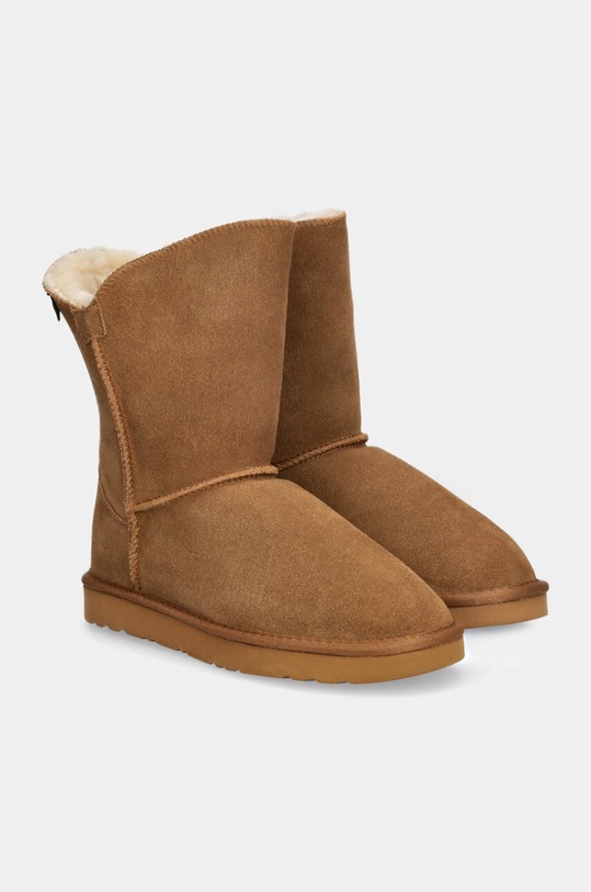 Answear Lab cizme de zapada din piele intoarsa AW24.10.cd maro WA24