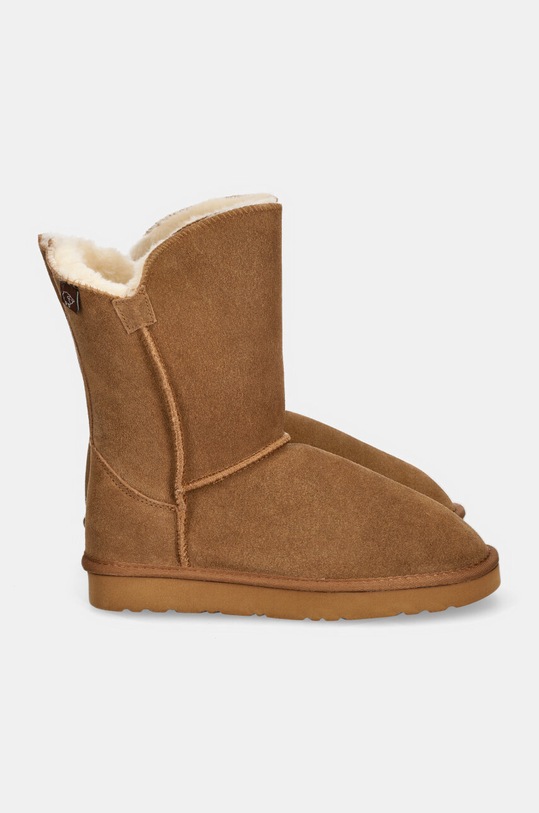 Încălțăminte Answear Lab cizme de zapada din piele intoarsa AW24.10.cd maro