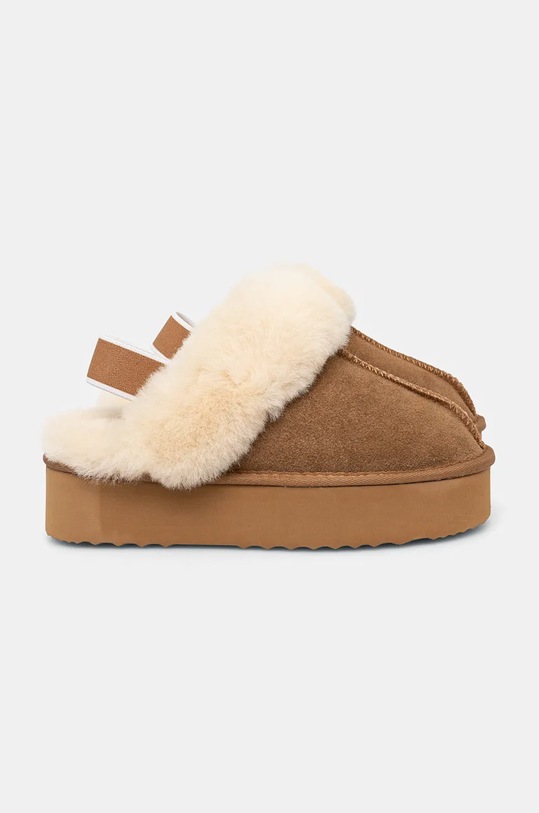 Замшевые тапочки Answear.LAB AW24.13.cd коричневый WA24