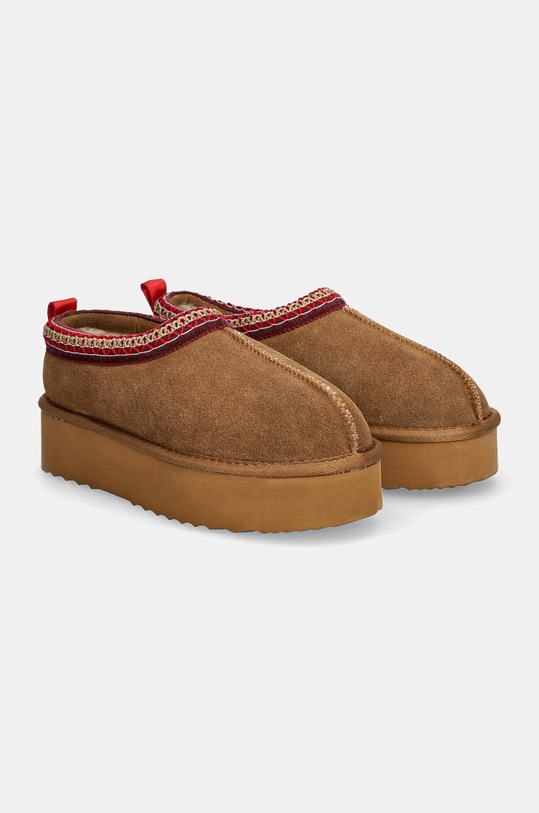 Semišové sněhule Answear.LAB AW24.14.cd hnědá WA24