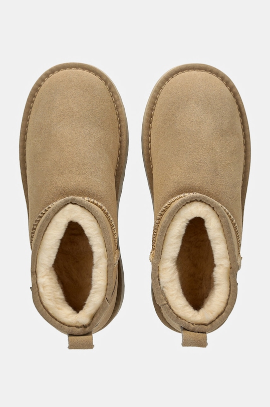 Замшевые сапоги Answear.LAB AW24.22.cd бежевый