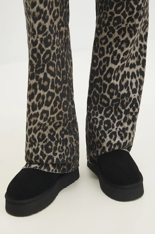 Замшевые сапоги Answear.LAB замш чёрный AW24.22.cd