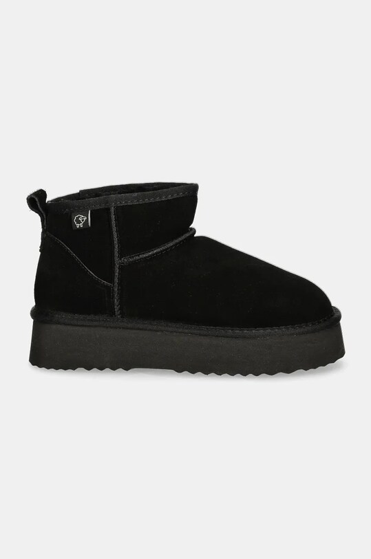 Încălțăminte Answear Lab cizme de zapada din piele intoarsa AW24.22.cd negru