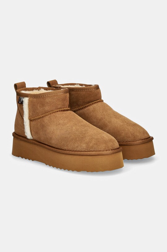 Замшевые сапоги Answear.LAB AW24.23.cd коричневый WA24