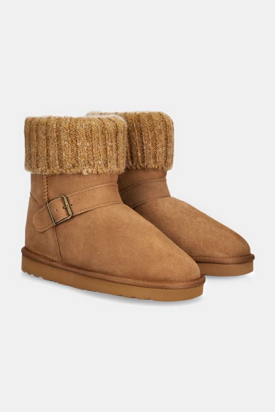 Answear Lab śniegowce zamszowe AW24.9.cd brązowy WA24
