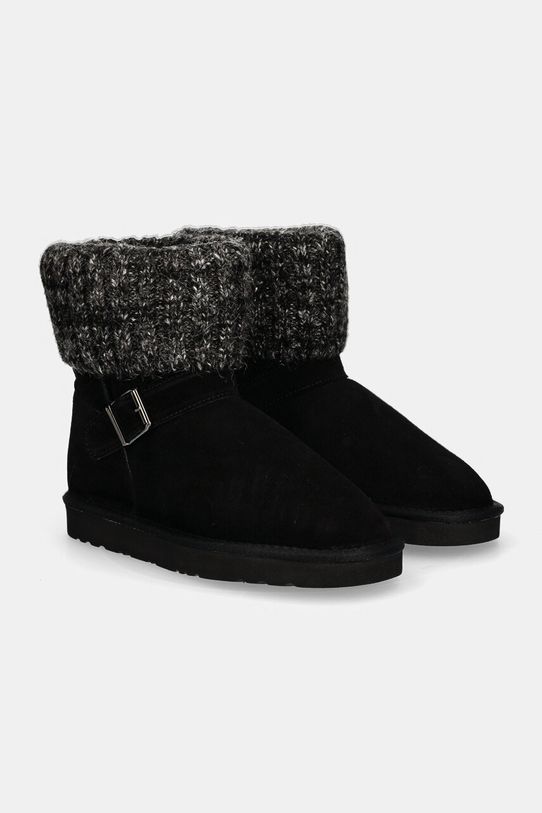 Answear Lab śniegowce zamszowe AW24.9.cd czarny WA24