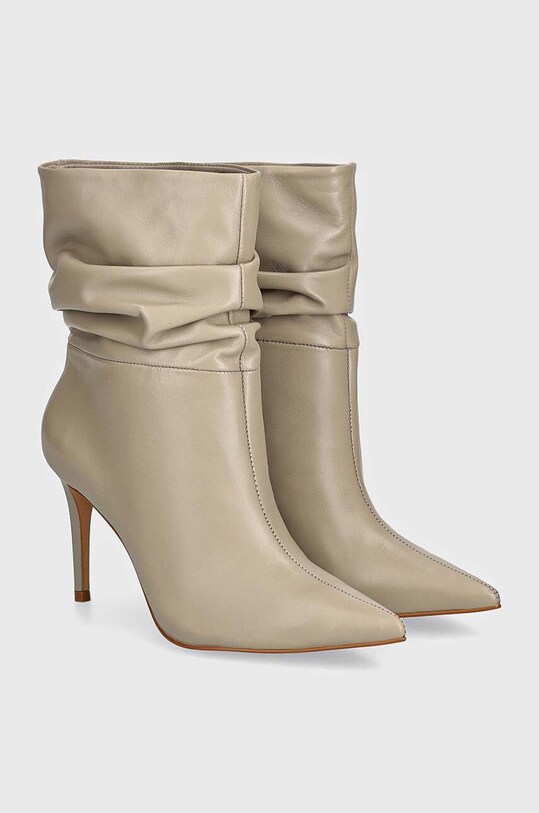 Кожаные полусапожки Answear Lab 195076B.bd серый WA24