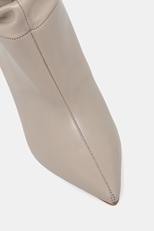 Answear Lab cizme de piele 195076B.bd gri