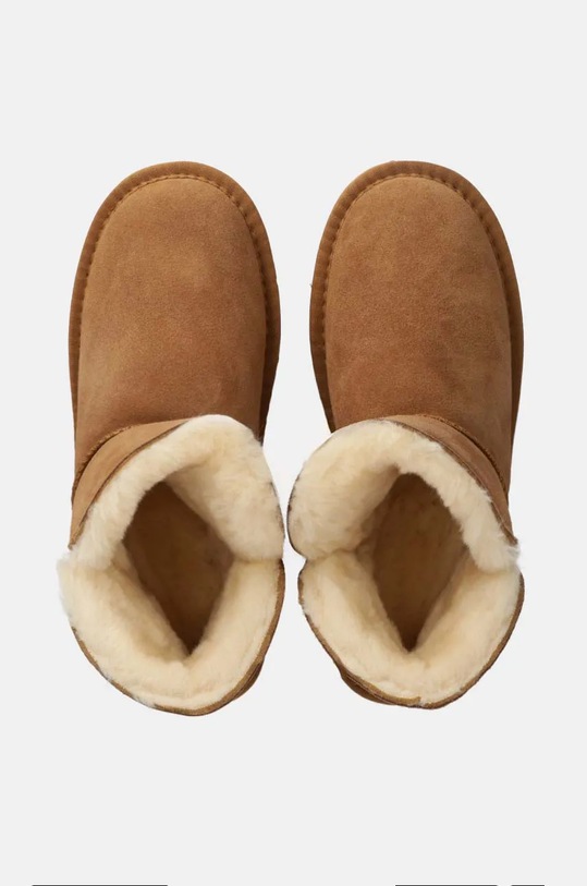 Semišové snehule Answear.LAB 5.cd hnedá