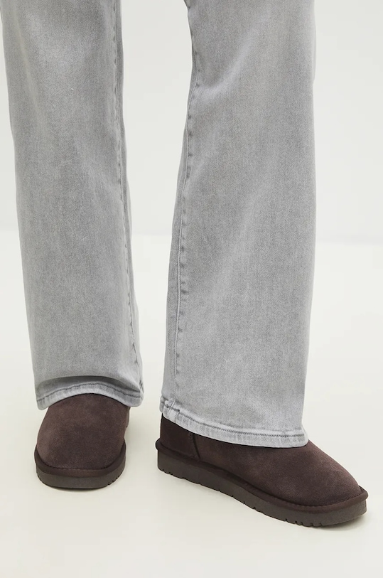 Answear Lab cizme de zapada din piele intoarsa izolat maro 9.cd