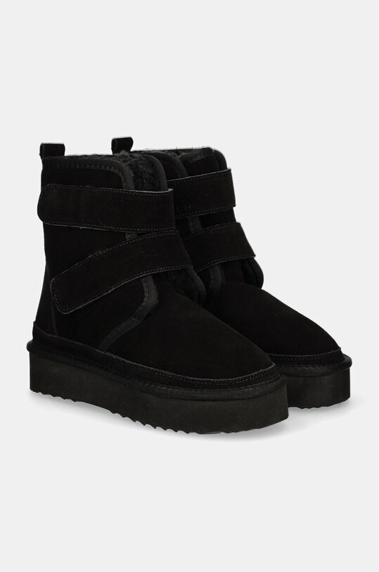 Answear Lab cizme de zapada din piele intoarsa TXS.202309001.cd negru WA24