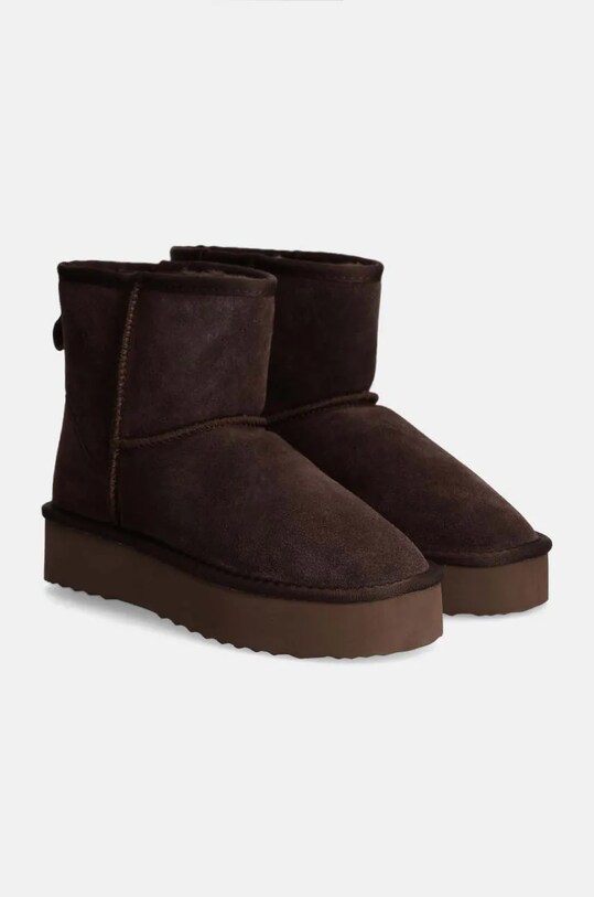 Μπότες χιονιού σουέτ Answear.LAB TXS.202309007.cd καφέ WA24