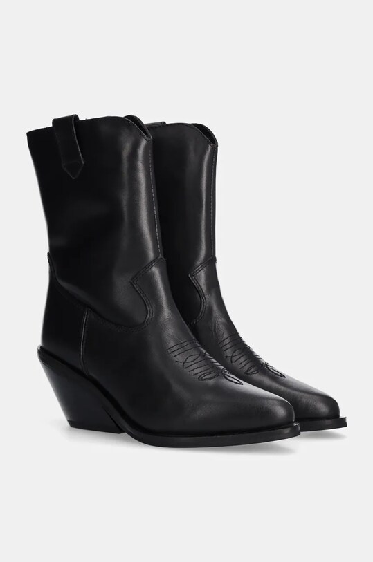Шкіряні черевики Answear.LAB 41792.INJS чорний WA24