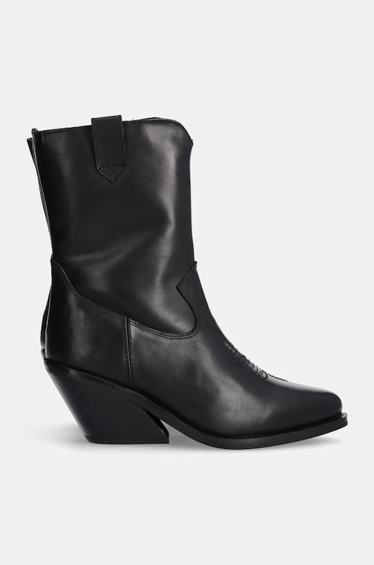 Încălțăminte Answear Lab cizme de piele 41792.INJS negru