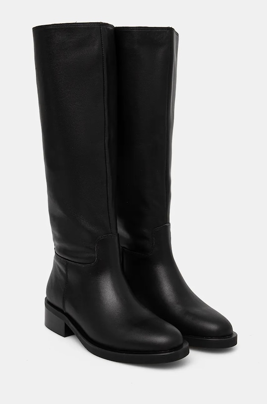 Answear Lab kozaki skórzane LT2408.1621.1.cd czarny WA24