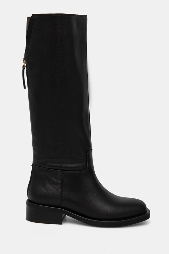 Obuwie Answear Lab kozaki skórzane LT2408.1621.1.cd czarny