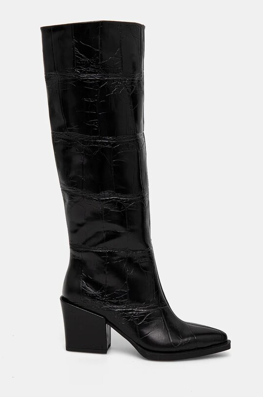 Obuwie Answear.LAB kozaki skórzane LT2550.1601.2R.cd czarny