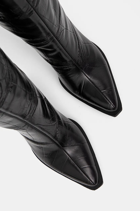 Answear.LAB kozaki skórzane LT2550.1601.2R.cd czarny