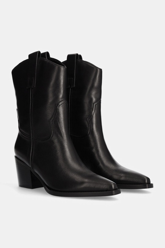 Answear Lab cizme de piele LT238097D.9C.cd negru WA24