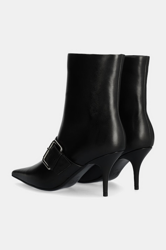 Answear.LAB botki skórzane czarny LT062.651.cd