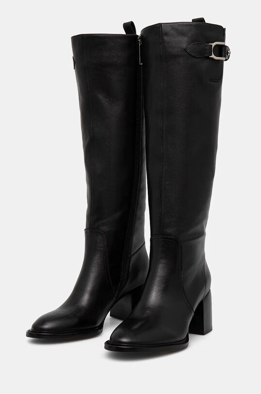 Kožené kozačky Answear.LAB černá LT938.V1652.cd