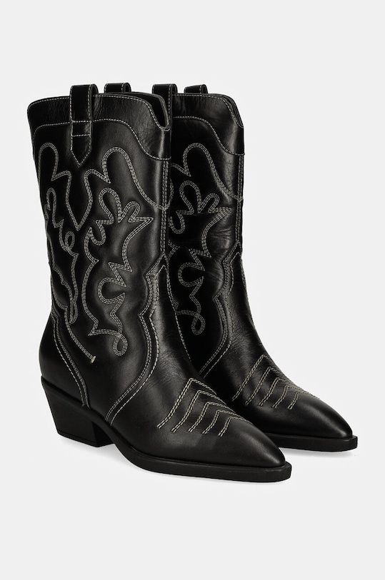 Kožne kaubojske čizme Answear.LAB AL4332.ind crna WA24