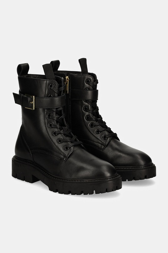 Answear Lab cizme de piele AL3667.ind negru WA24