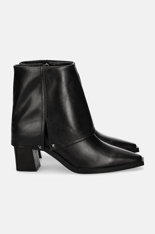 Încălțăminte Answear Lab cizme de piele 727752.HWK negru