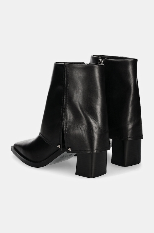 Answear Lab cizme de piele negru 727752.HWK