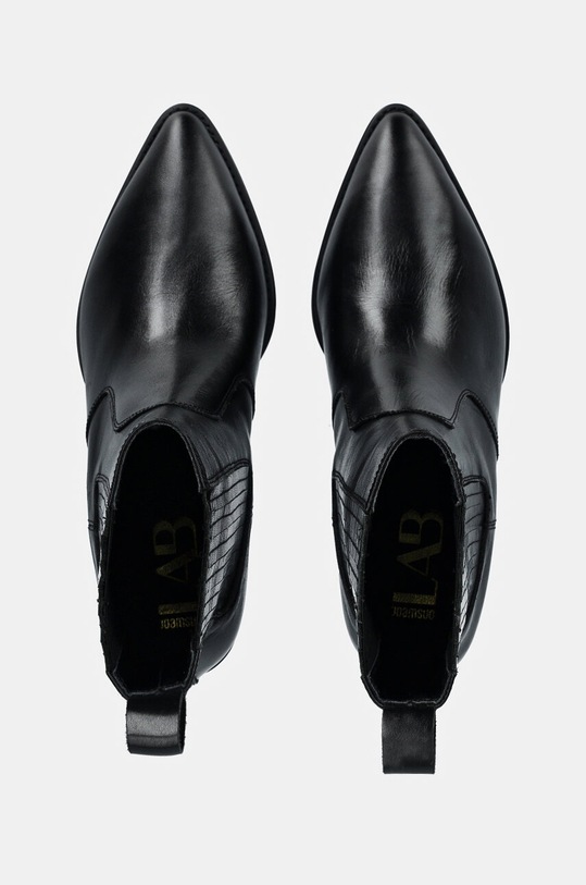 Answear.LAB sztyblety skórzane SS19001.1HWK czarny