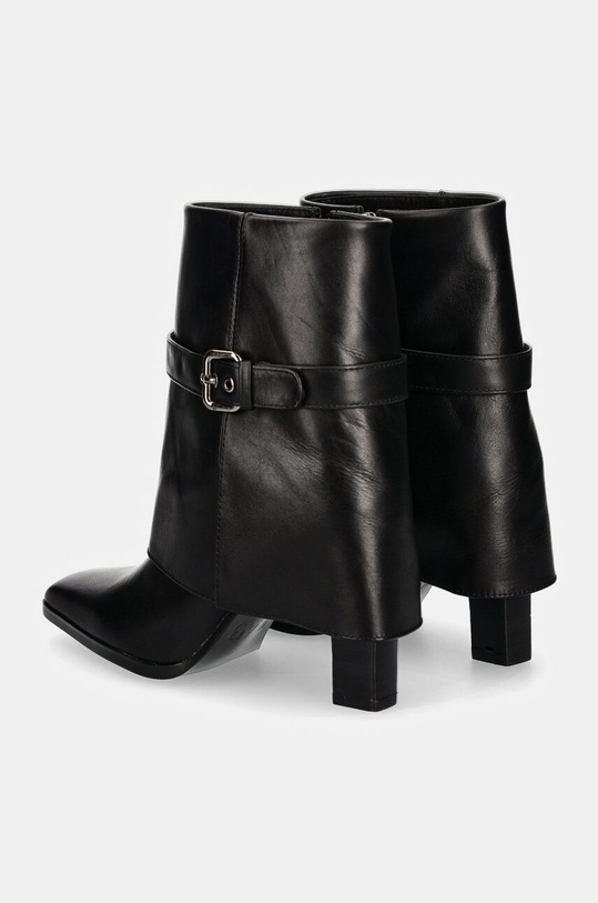 Answear.LAB botki skórzane czarny 5587633.HWK
