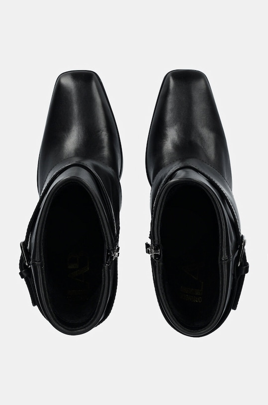 Answear.LAB botki skórzane 5587633.HWK czarny