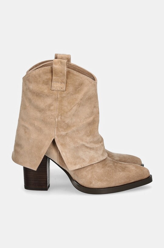 Scarpe Answear.LAB stivaletti alla caviglia in camoscio 2771050.HWK beige