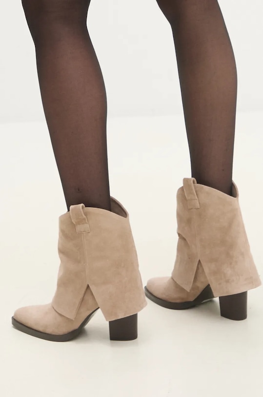Answear.LAB stivaletti alla caviglia in camoscio 2771050.HWK